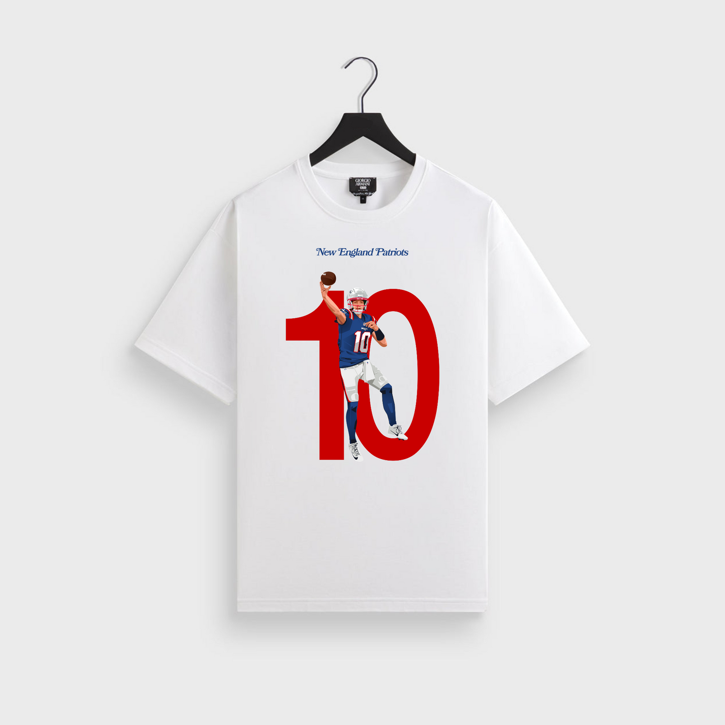 Drake Maye Heavyweight Crewneck T-Shirt