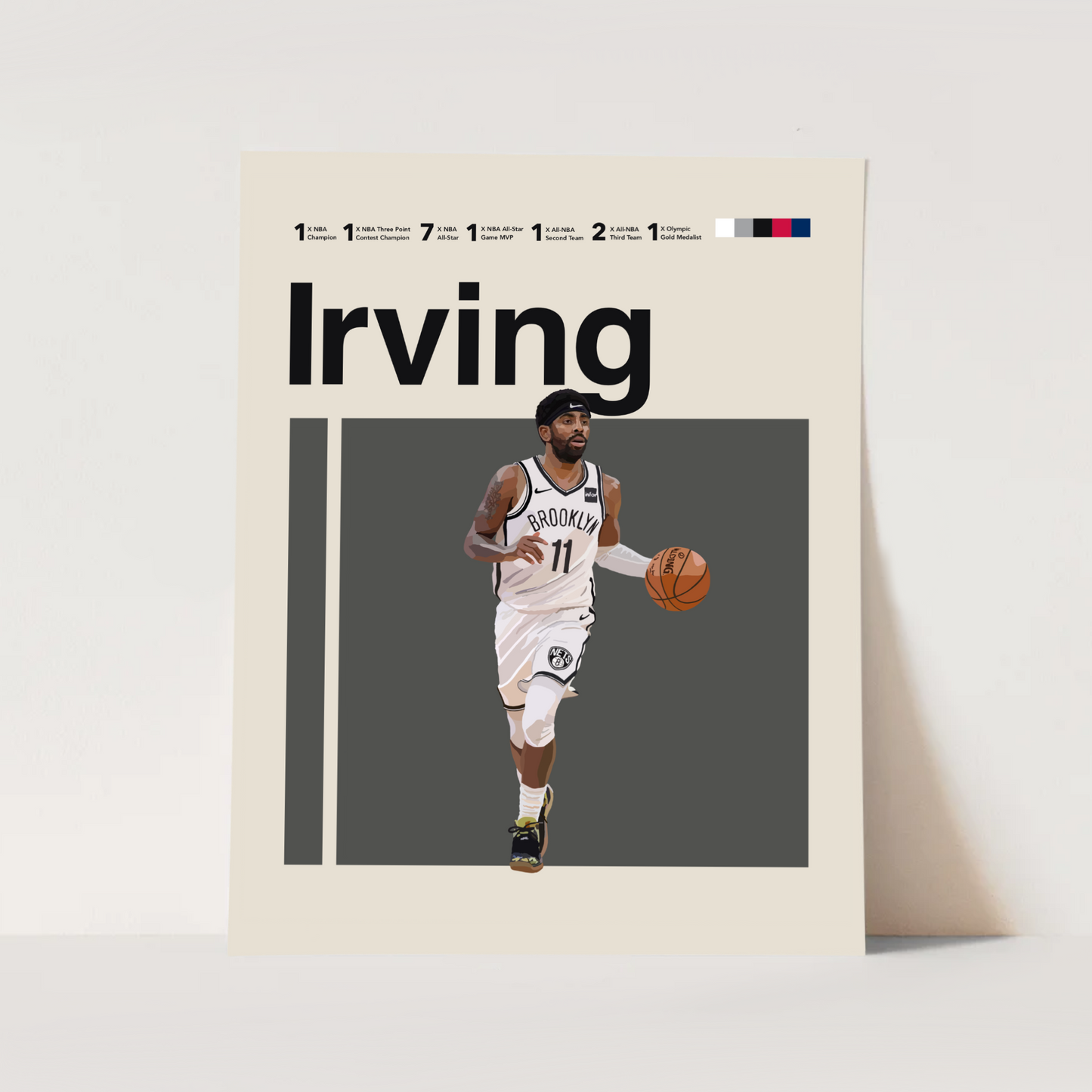 Kyrie Irving Classic Matte Poster