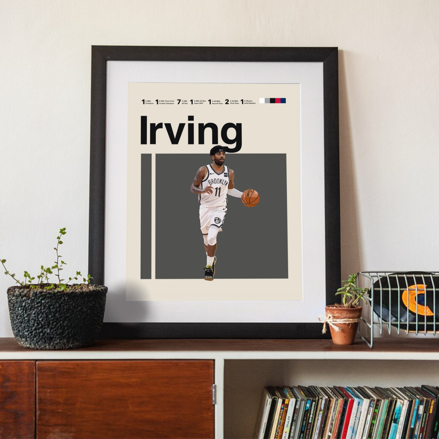 Kyrie Irving Classic Matte Poster