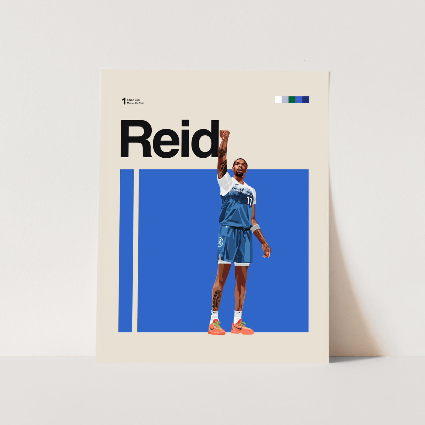 Naz Reid Classic Matte Poster