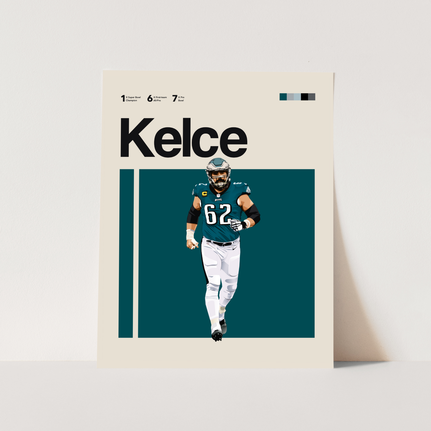 Jason Kelce Classic Matte Poster