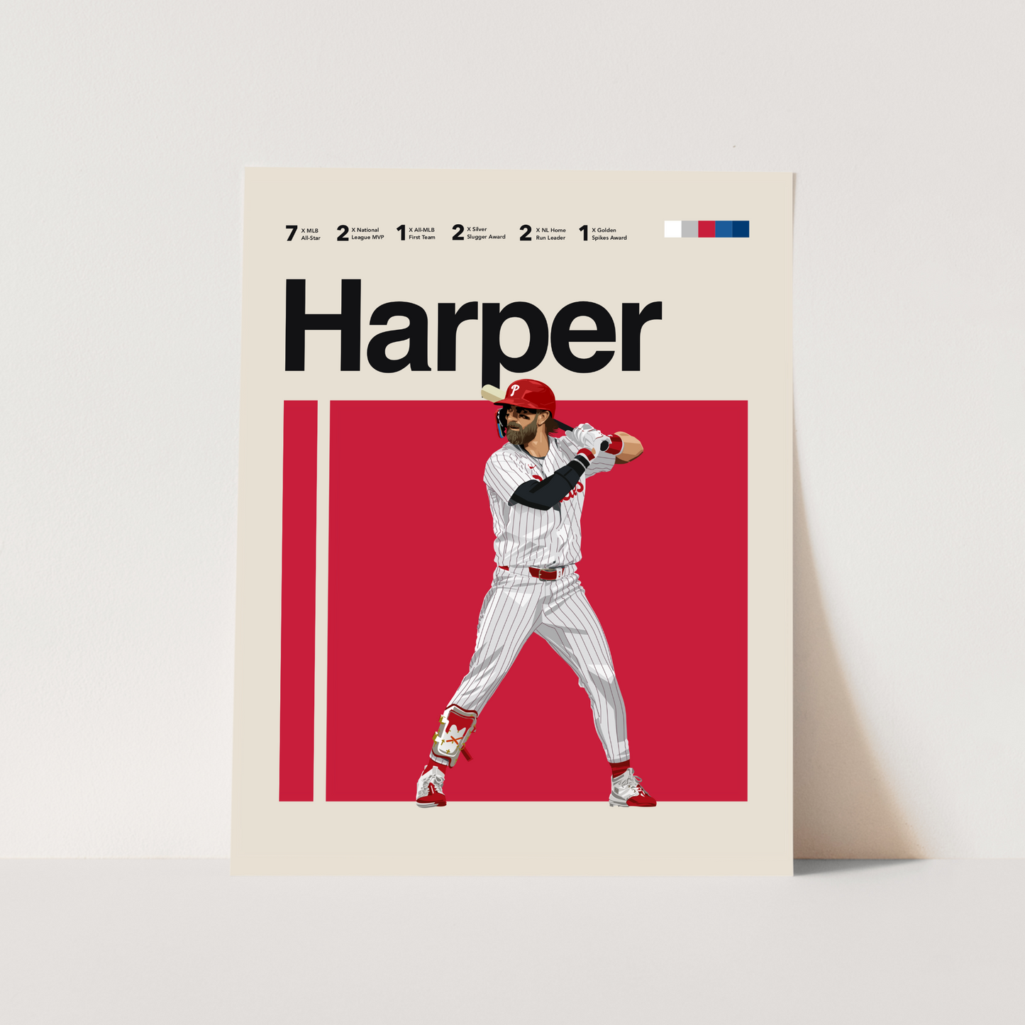 Bryce Harper Classic Matte Poster