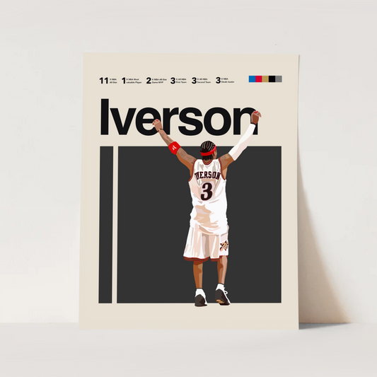 Allen Iverson Classic Matte Poster