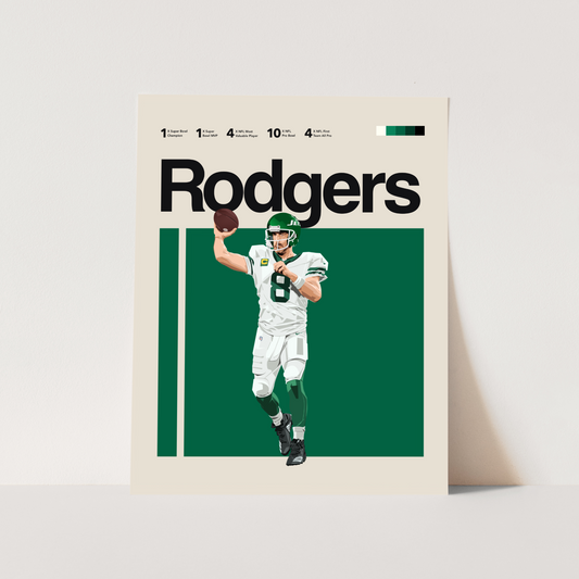 Aaron Rodgers Classic Matte Poster