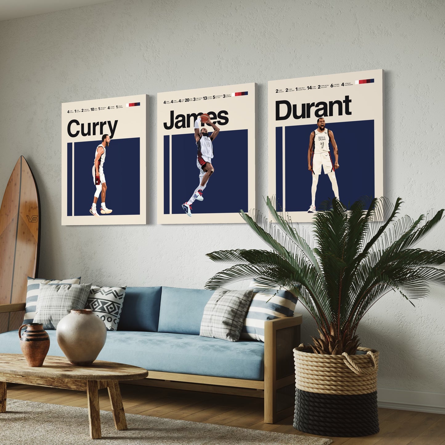 Kevin Durant - USA Classic Matte Poster