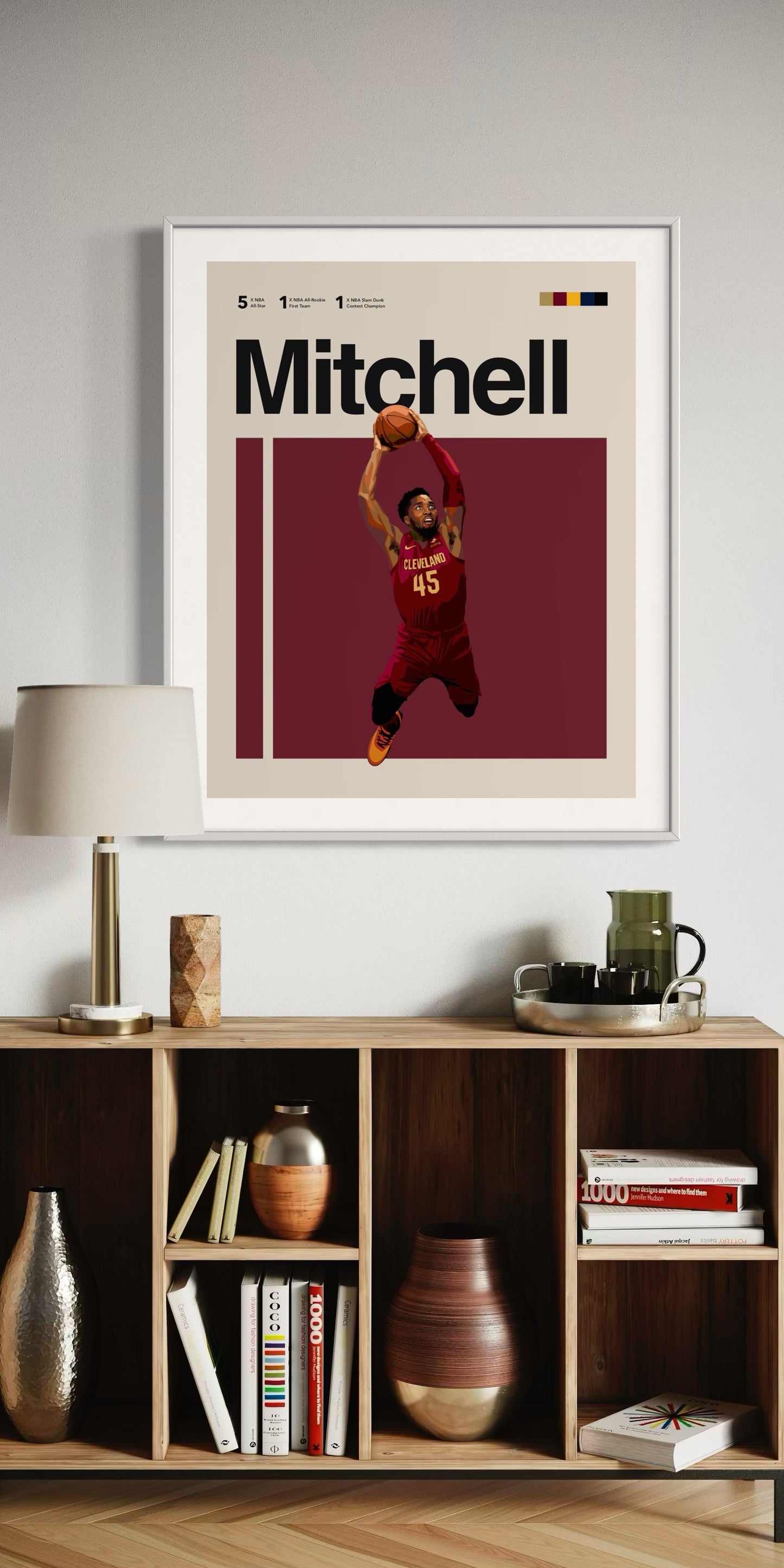 Donovan Mitchel Classic Matte Poster