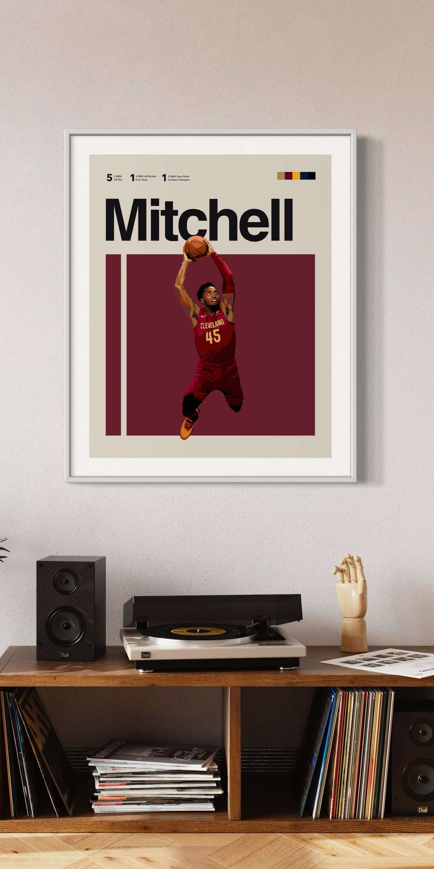 Donovan Mitchel Classic Matte Poster