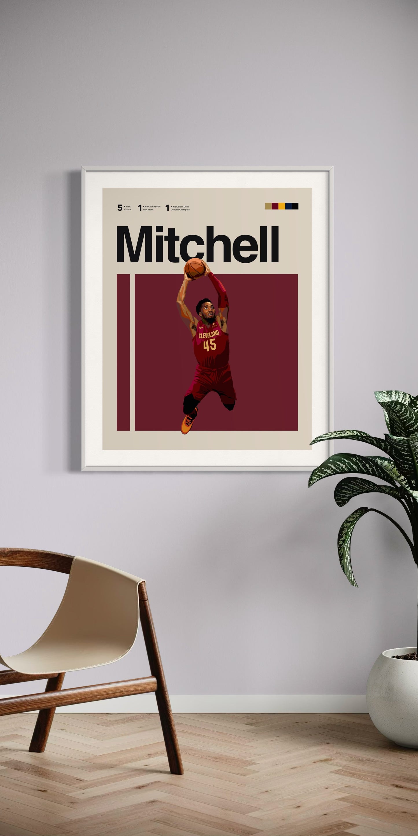 Donovan Mitchel Classic Matte Poster