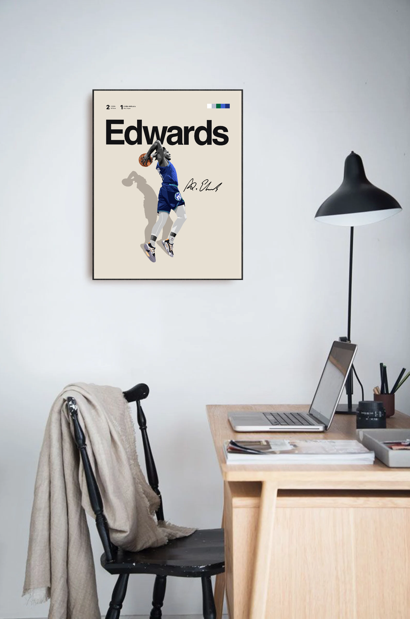 Anthony Edwards Classic Matte Poster