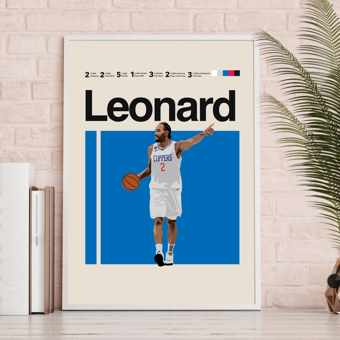 Kawhi Leonard Classic Matte Poster