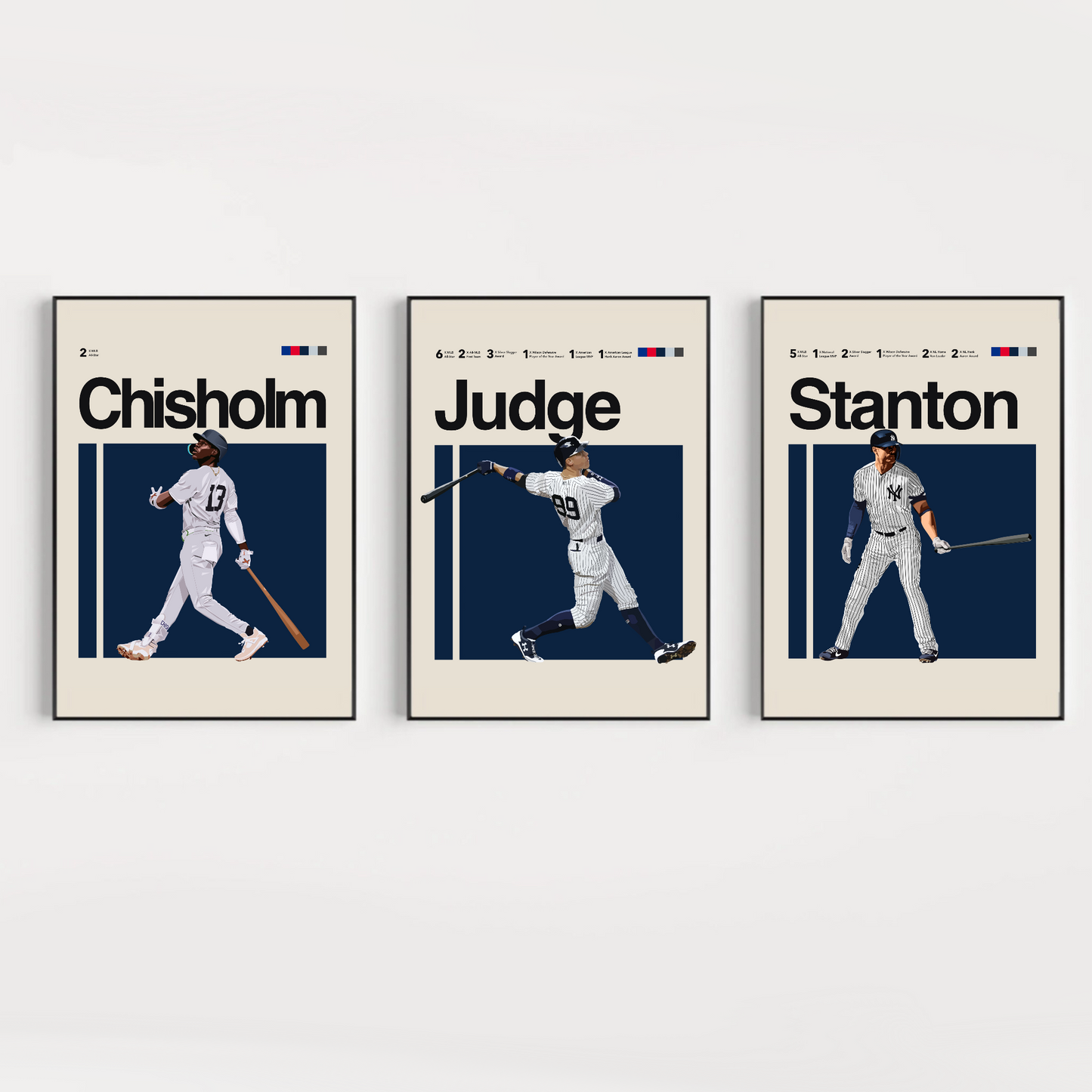 New York Yankees Baseball Bundle | Judge, Chisholm, and Stanton