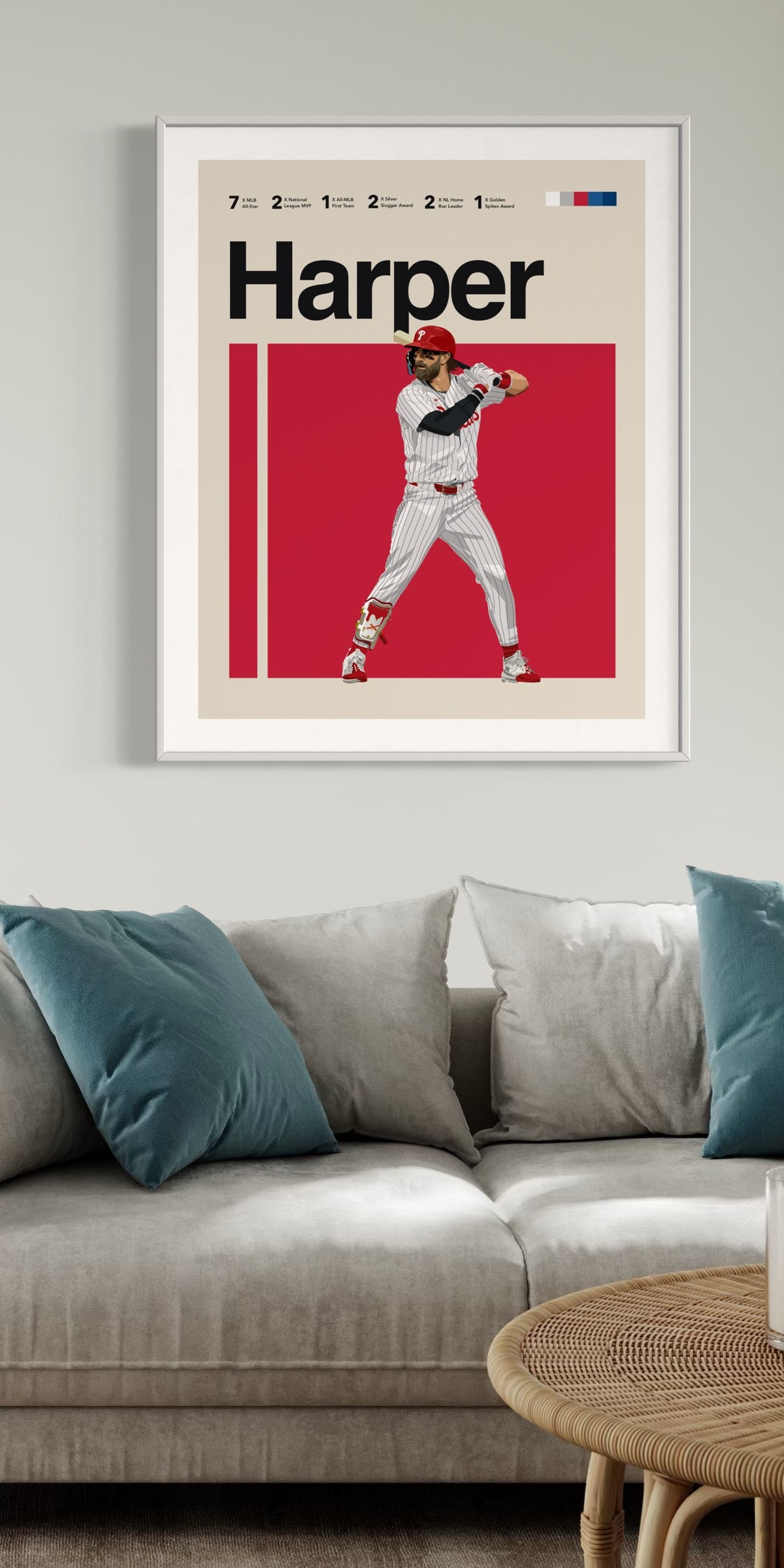 Bryce Harper Classic Matte Poster