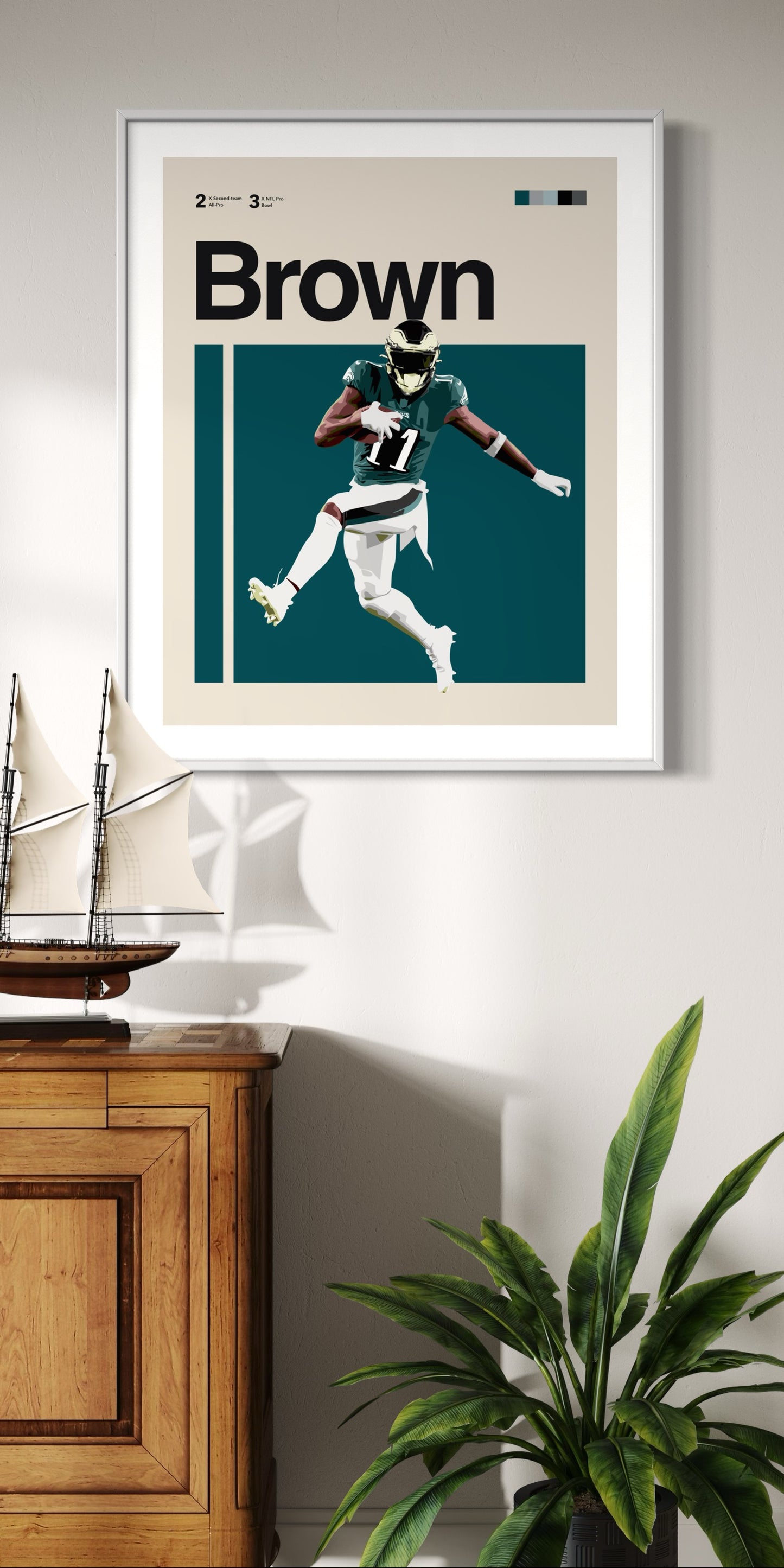 A.J. Brown Classic Matte Poster