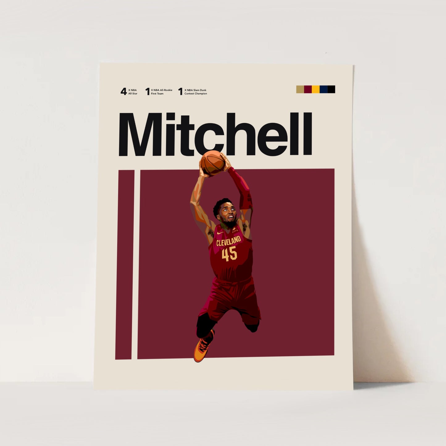 Donovan Mitchel Classic Matte Poster