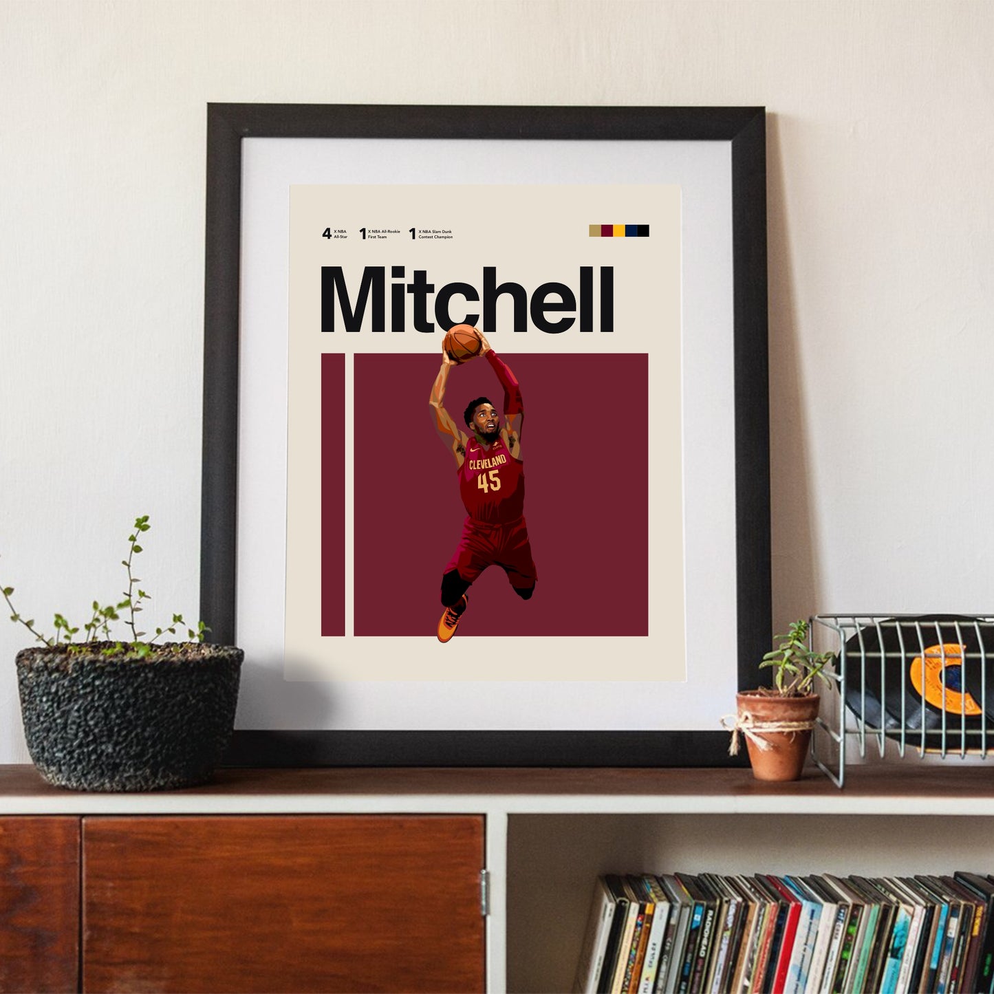 Donovan Mitchel Classic Matte Poster