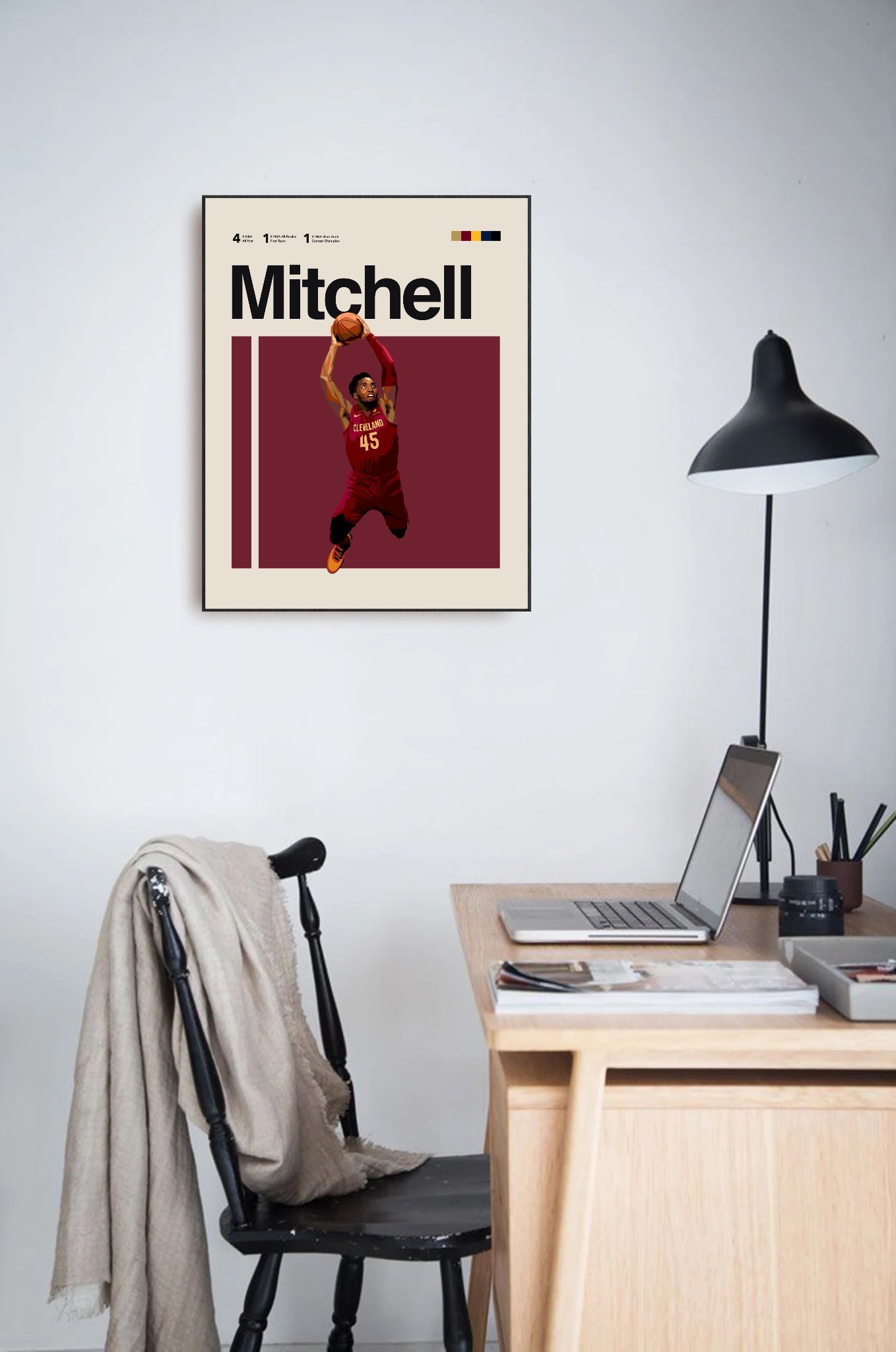 Donovan Mitchel Classic Matte Poster
