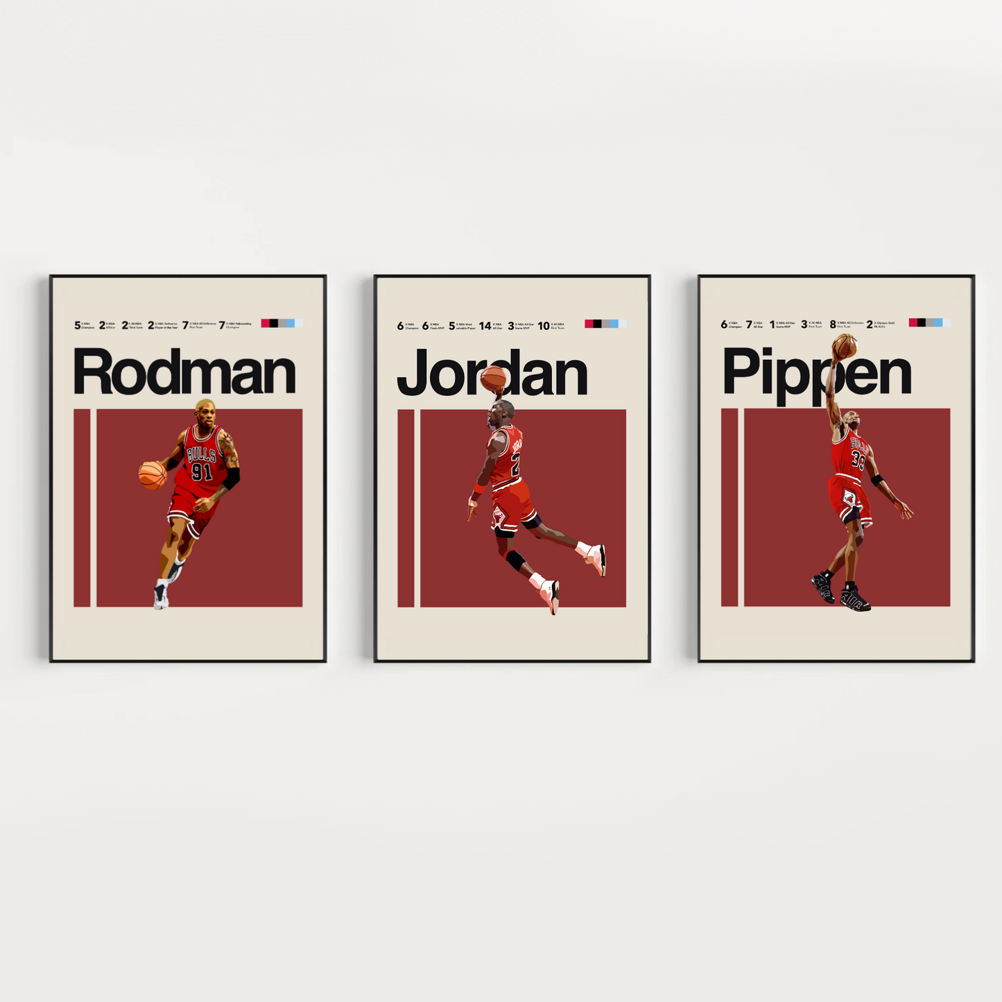 Chicago Bulls Bundle | Jordan, Pippen and Rodman