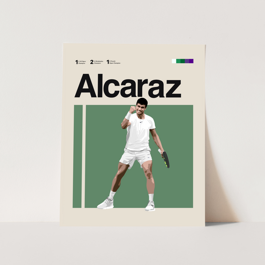 CARLOS ALCARAZ POSTER