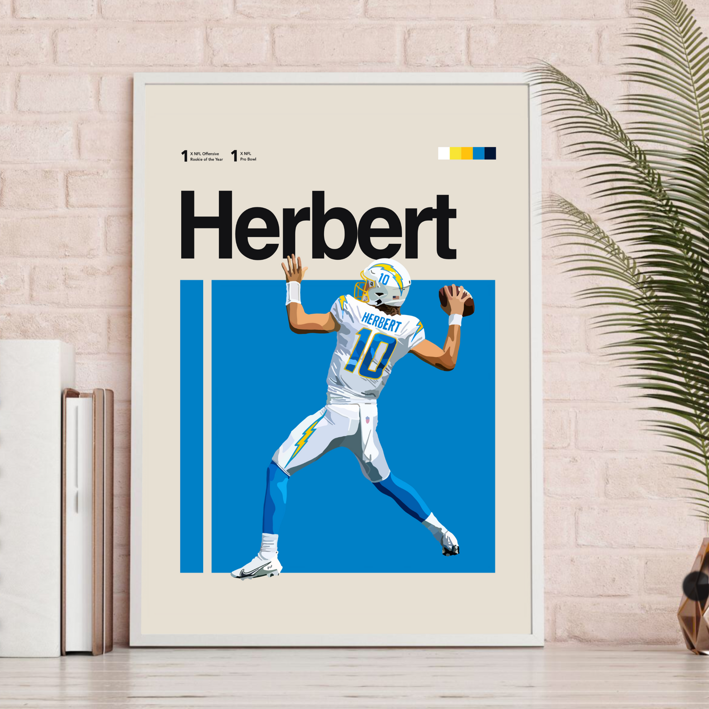 JUSTIN HERBERT POSTER