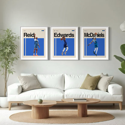 Minnesota Timberwolves Bundle | Edwards, McDaniels, Reid