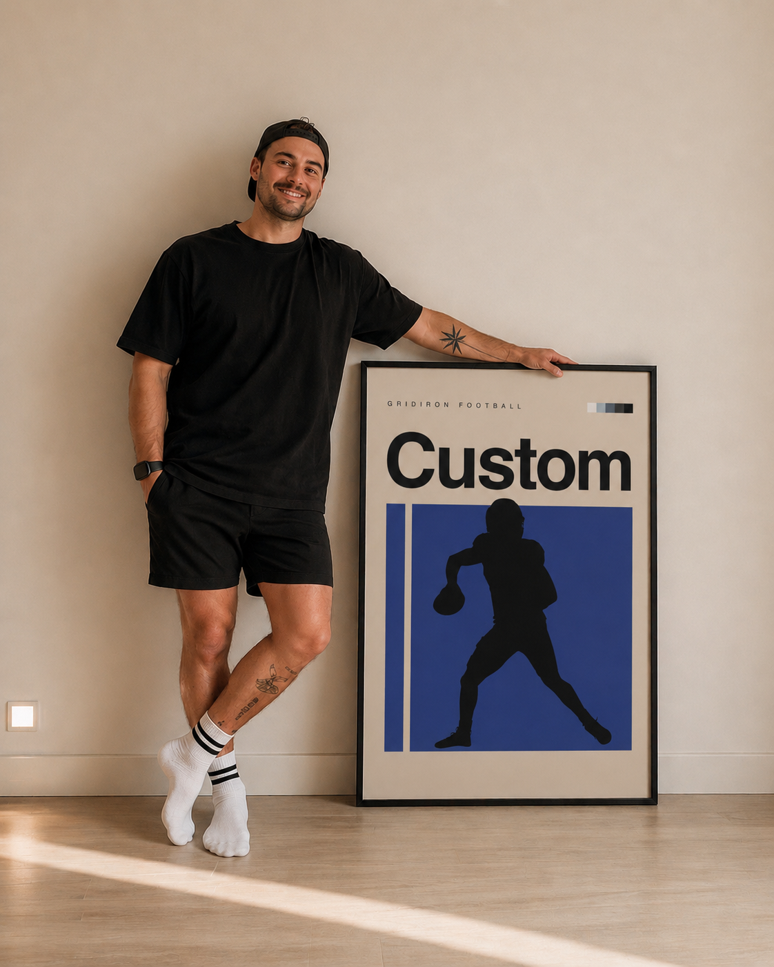 Custom sports posters and modern wall art for real fans.
