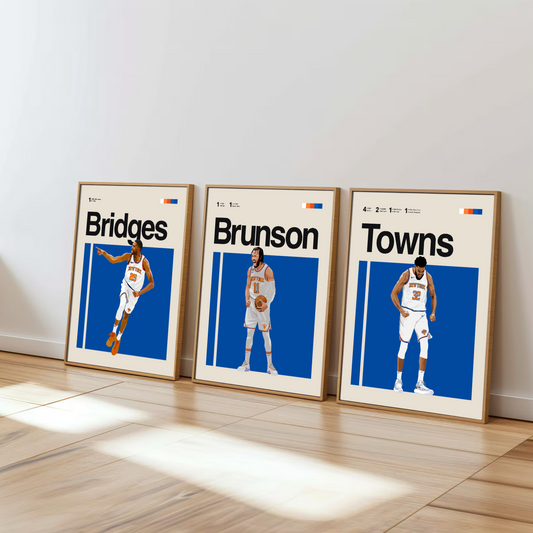 New York Knicks Basketball Bundle | Brunson, Towns and Bridges