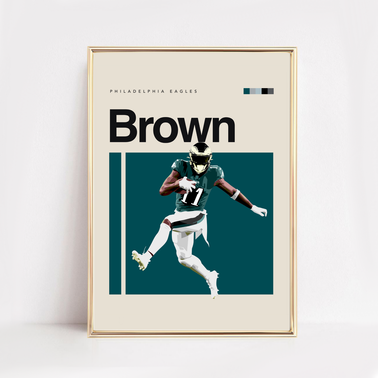 A.J. BROWN POSTER