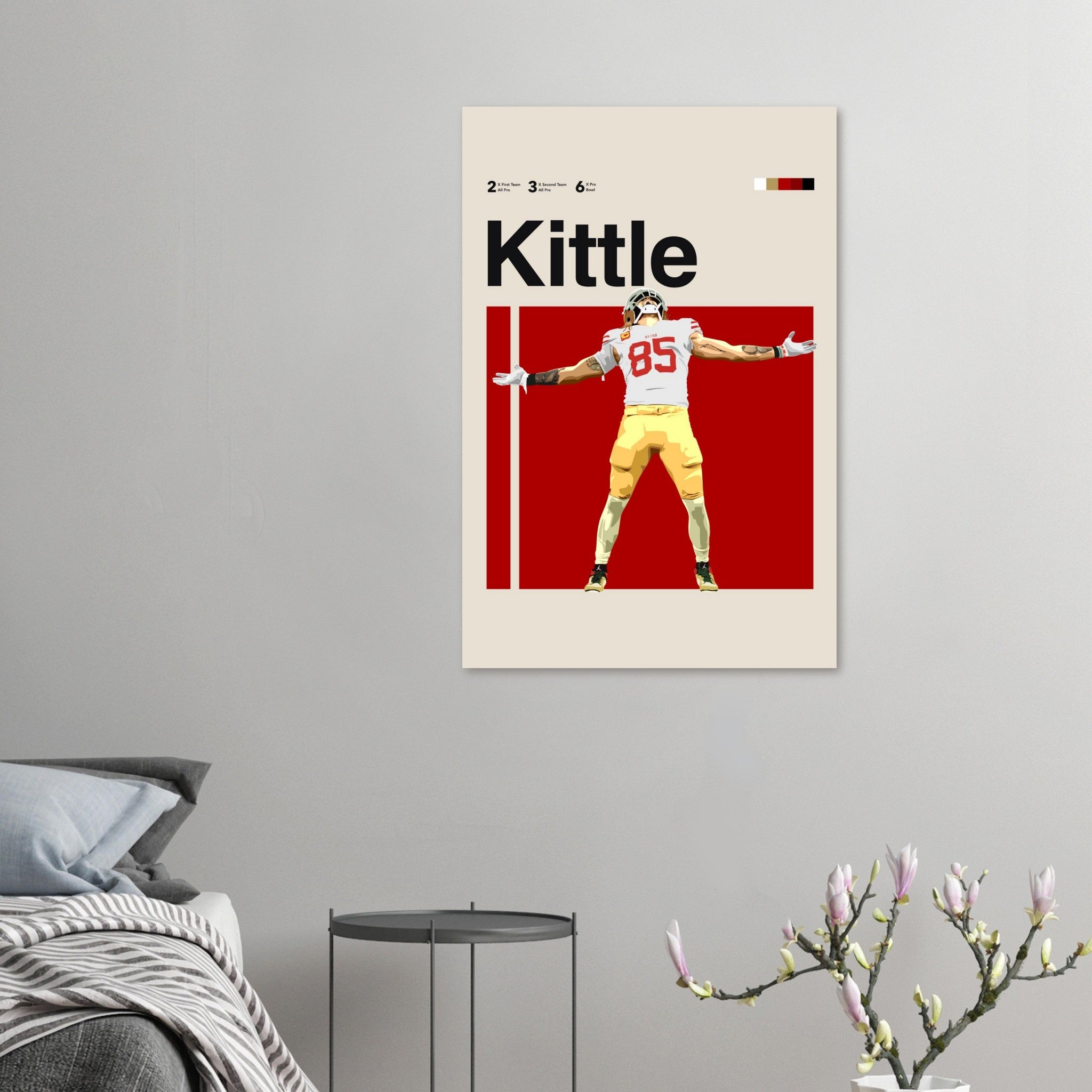 George Kittle Inscription George Kittle Classic Matte Poster – ShootYourShotArt
