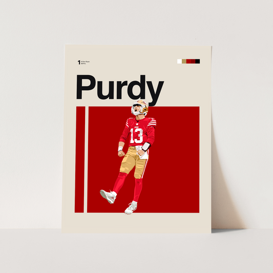 BROCK PURDY POSTER