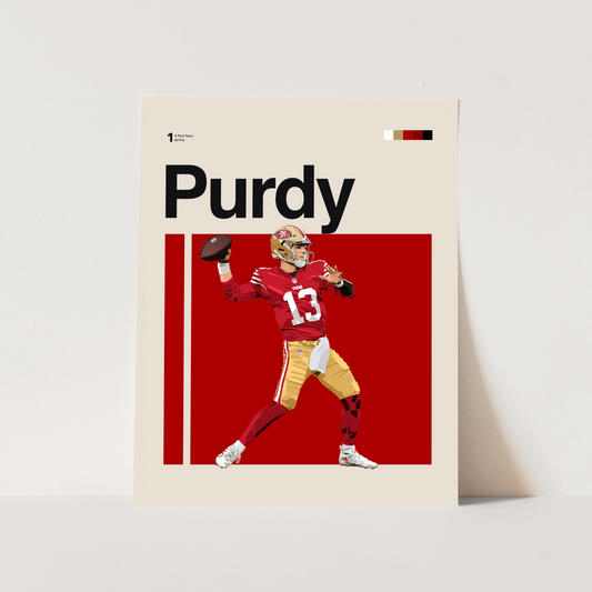 BROCK PURDY POSTER