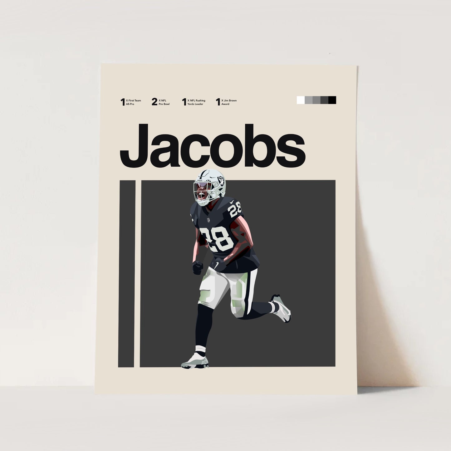 JOSH JACOBS POSTER