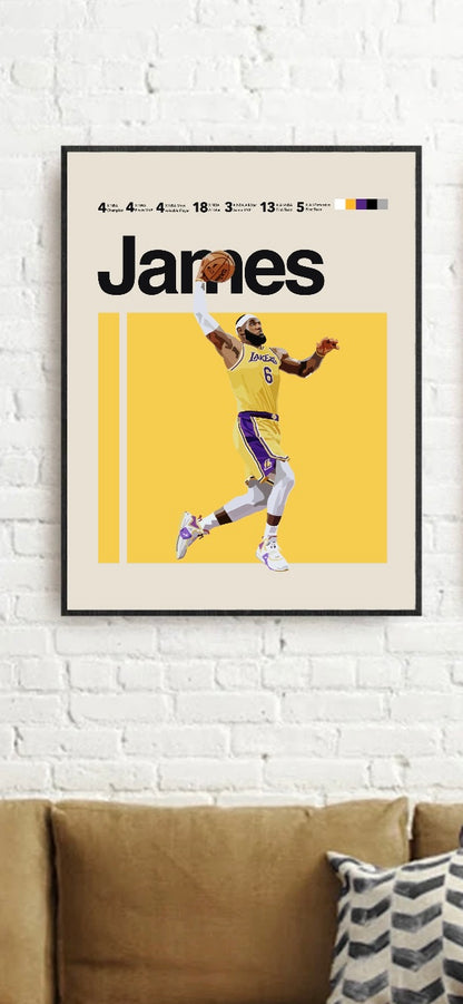 Lebron James, Michael Jordan and Kobe Bryant POSTER