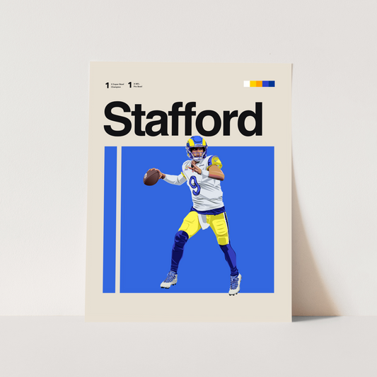 MATTHEW STAFFORD POSTER