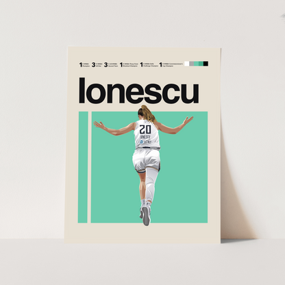 Sabrina Ionescu Classic Matte Poster