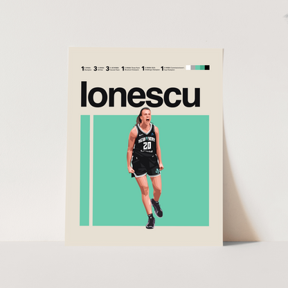 SABRINA IONESCU POSTER