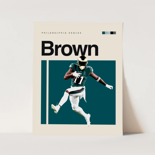 A.J. BROWN POSTER