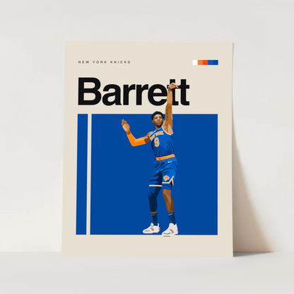 RJ BARRETT POSTER