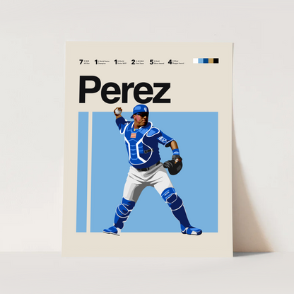 SALVADOR PEREZ POSTER