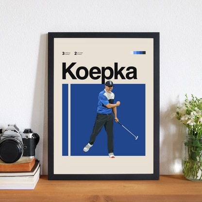 BROOKS KOEPKA POSTER