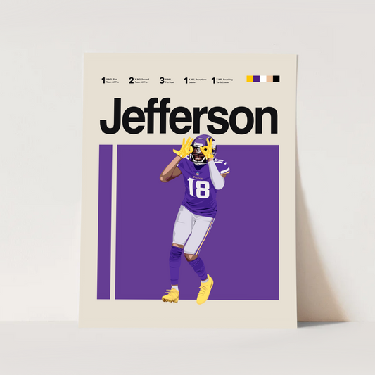 JUSTIN JEFFERSON POSTER