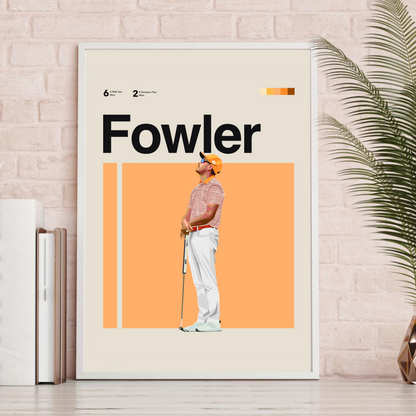 RICKIE FOWLER POSTER