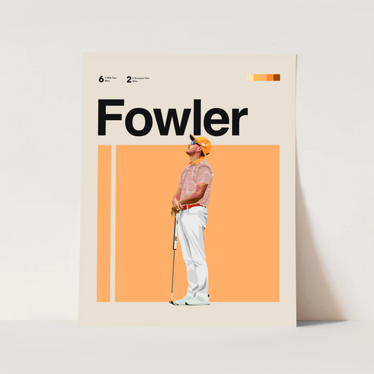 RICKIE FOWLER POSTER