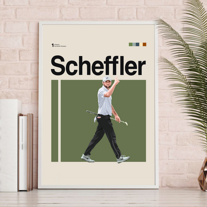 SCOTTIE SCHEFFLER POSTER