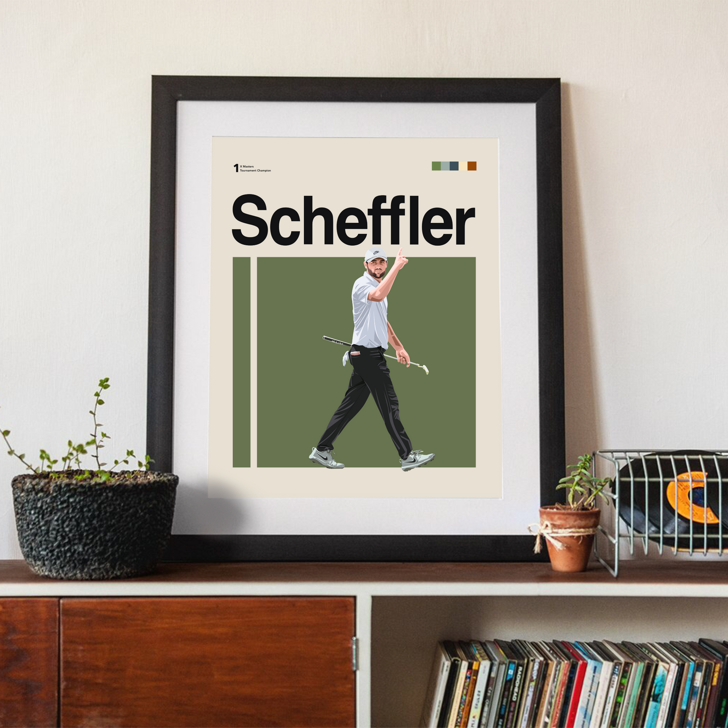 SCOTTIE SCHEFFLER POSTER