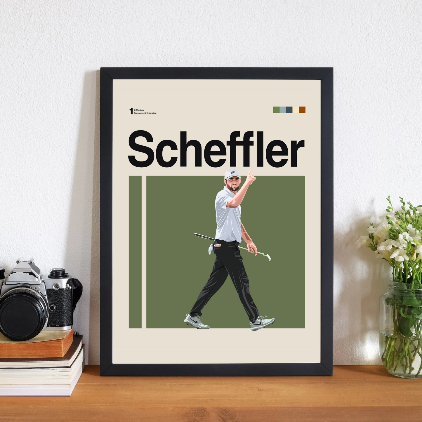 SCOTTIE SCHEFFLER POSTER