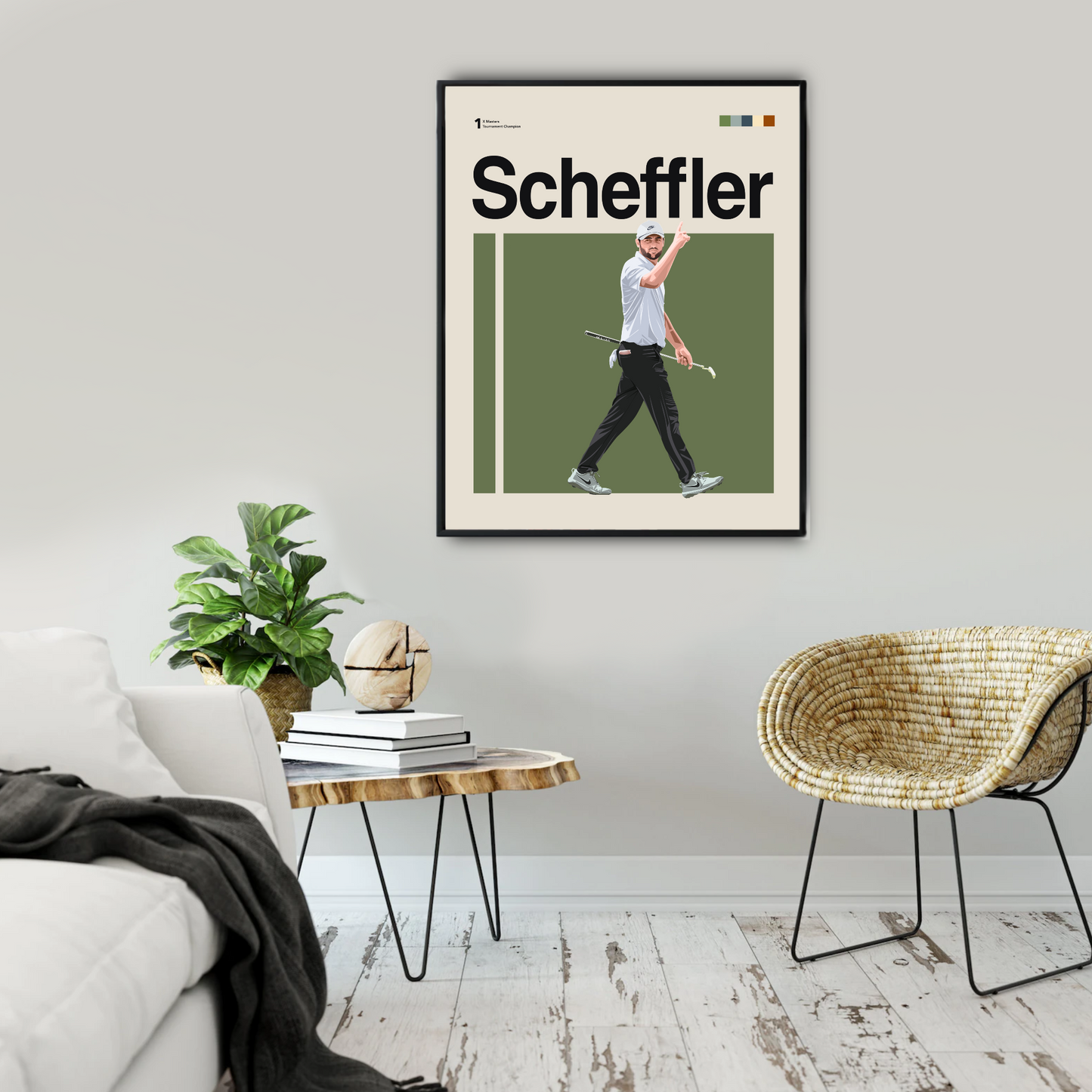 SCOTTIE SCHEFFLER POSTER