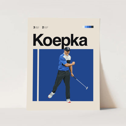 BROOKS KOEPKA POSTER