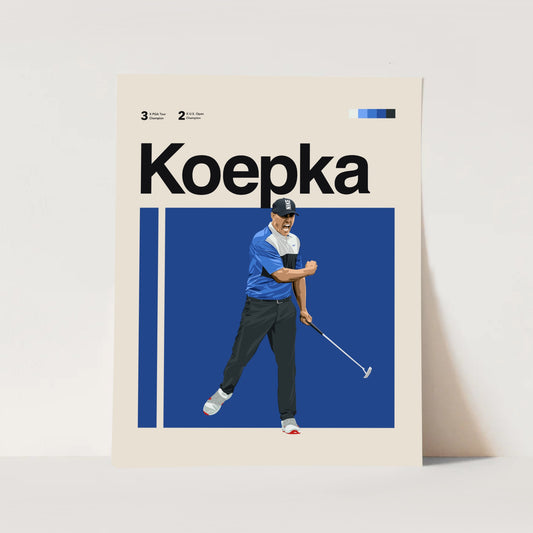 BROOKS KOEPKA POSTER