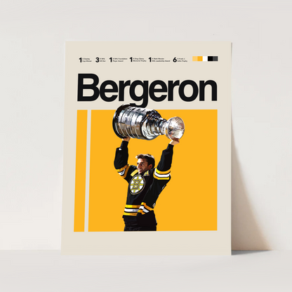 PATRICE BERGERON POSTER