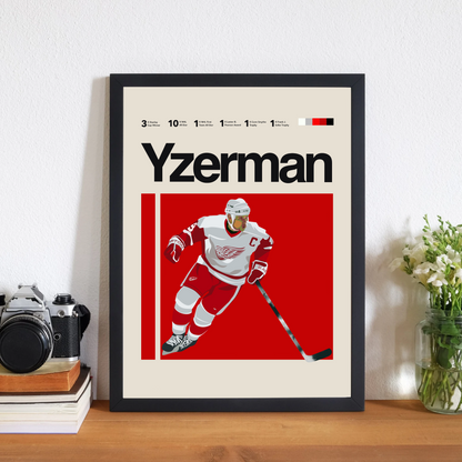 STEVE YZERMAN POSTER